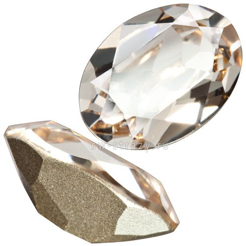 Кристаллы 4120 14x10 mm Light Silk