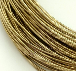 Канитель жесткая Латунь 1,2 мм (5гр)