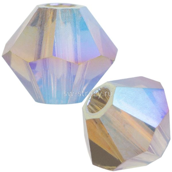 Бусины 5328 4 mm Black Diamond AB 2X