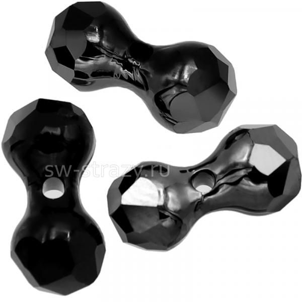 Бусины 5150 11x6 mm Jet Hematite