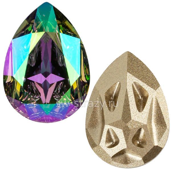 Кристаллы 4390 14x10 mm Crystal Paradise Shine