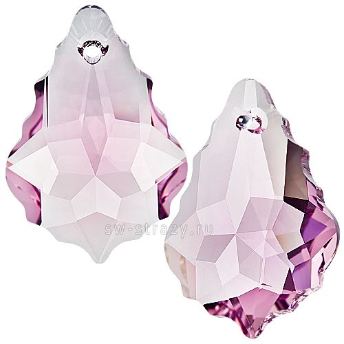 Кулоны 6090 22x15 mm Light Amethyst