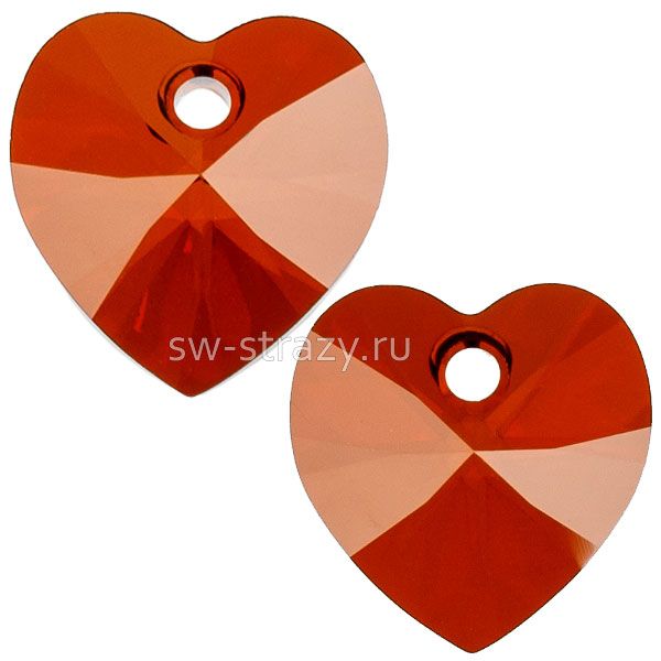 Кулоны 6228 10,3x10 mm Smoked Amber