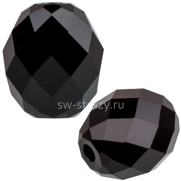 Бусины 5044 7x6 mm Jet