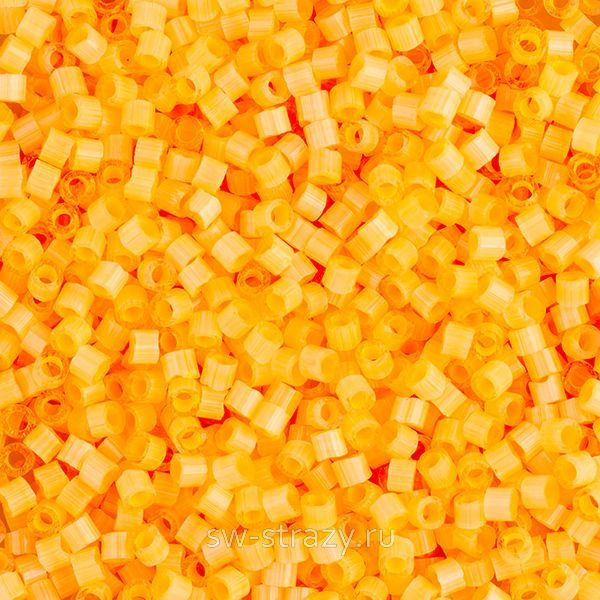 Delica Beads 11/0 DB1855 Silk Inside Dyed Sun Glow