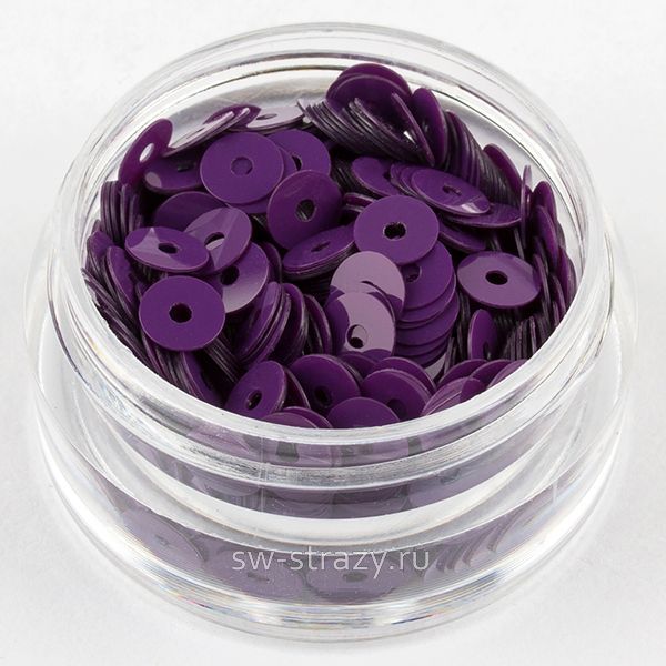 Пайетки 2 mm плоские (4161) Vinaccia MT 3 гр
