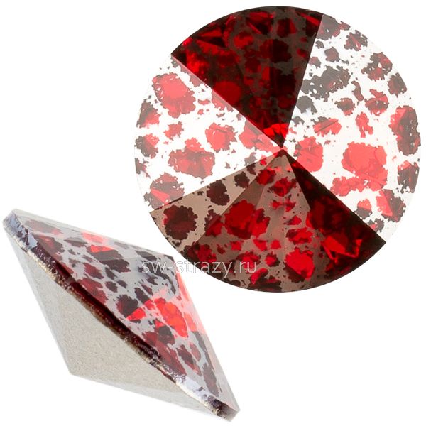 Риволи 1122 12 mm Scarlet Silver Patina F