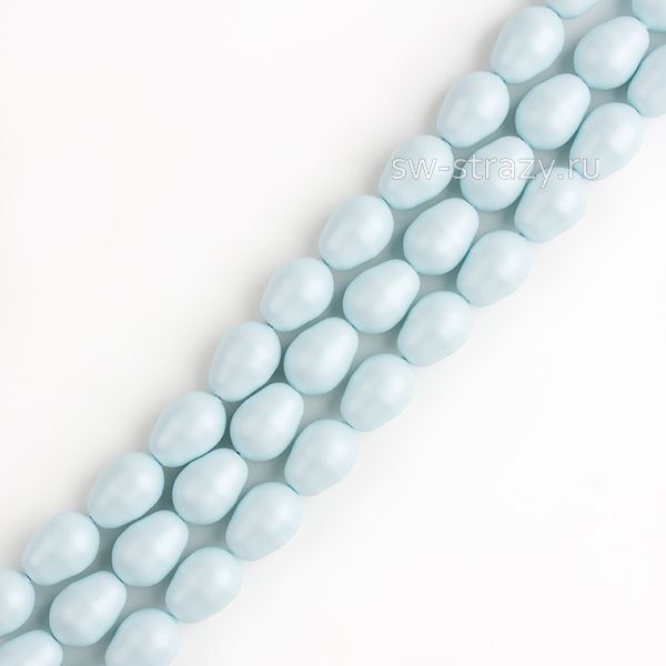 Жемчужины 5821 11x8 mm Crystal Pastel Blue Pearl