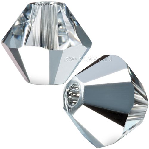 Бусины 5328 6 mm Crystal Light Chrome
