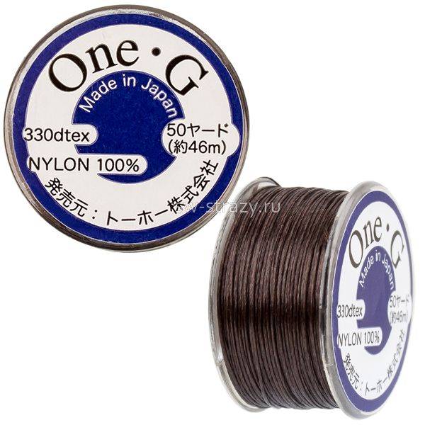 Нитки TOHO One-G Brown 46 m