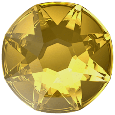 Стразы горячей фиксации 2078 ss 12 Golden Topaz HF