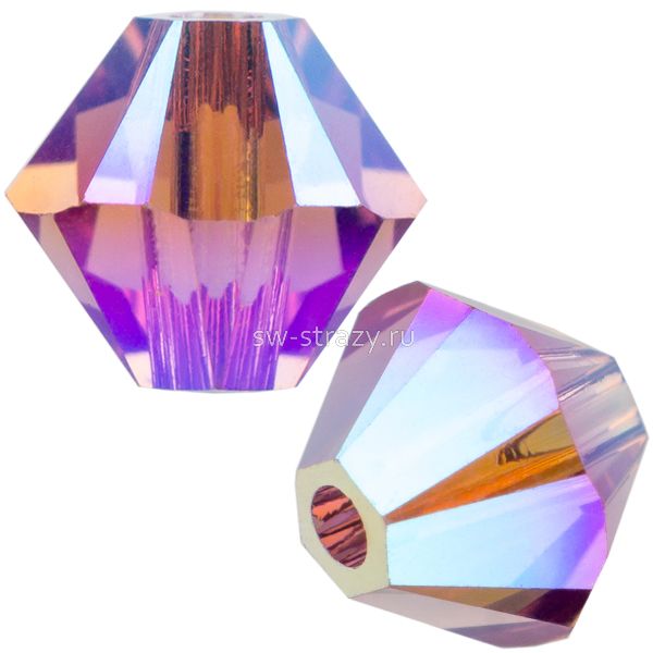 Бусины 5328 4 mm Iris AB 2X