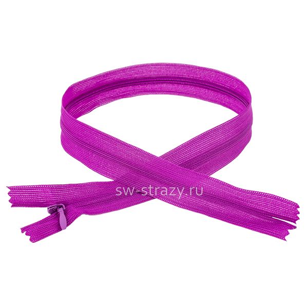 Молния потайная н\р фиолетовый F143 50 см