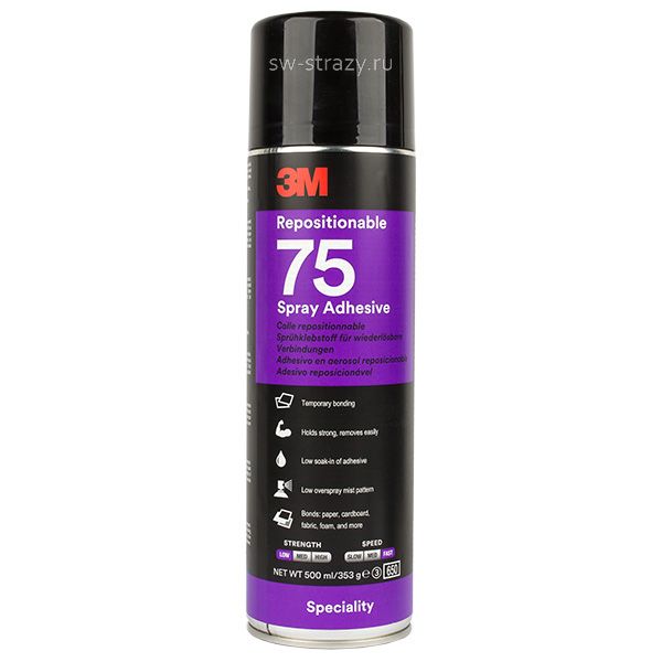 Клей Спрей ЗМ 75 временной фиксации