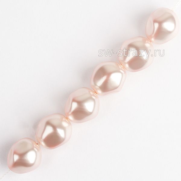Жемчужины 5841 12 mm Crystal Rosaline Pearl