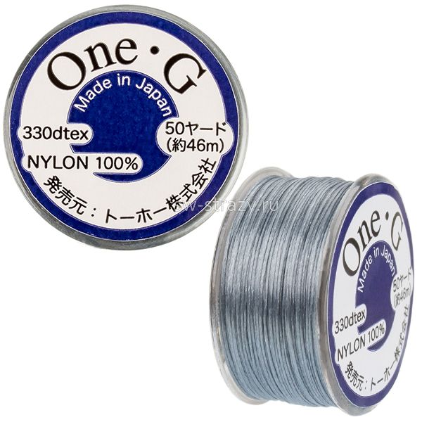 Нитки TOHO One-G Grey 46 m