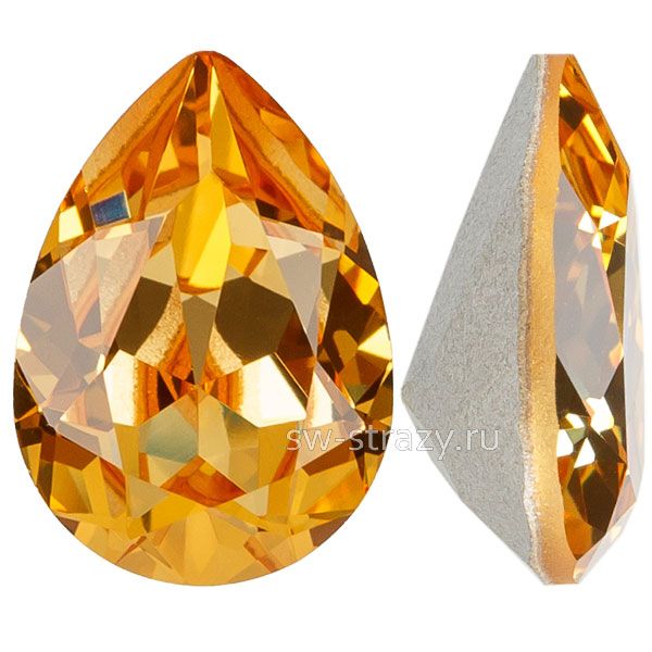 Кристаллы 4320 14x10 mm Golden Topaz