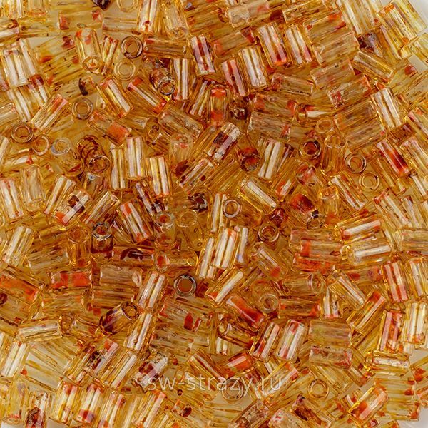 Бисер стеклярус 3 mm #Y301 HYBRID пикассо