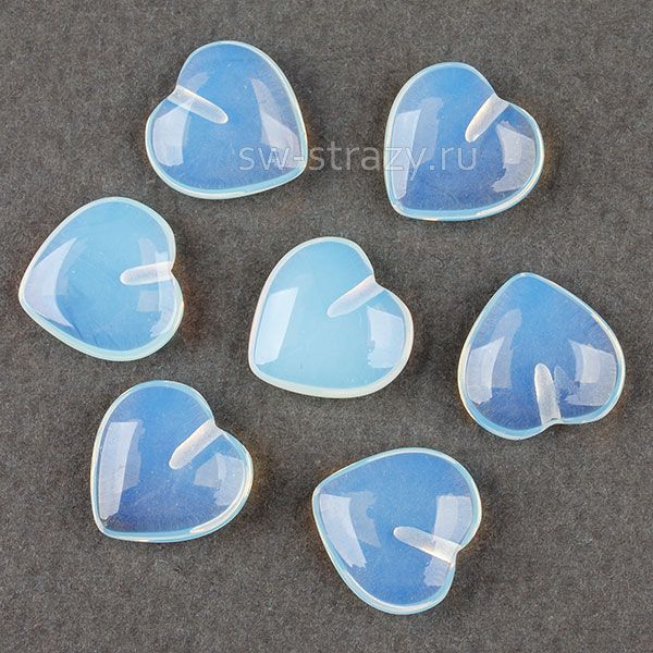 Бусина-сердце из опалита 12х12мм*