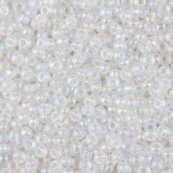 Seedbead Miyuki 11/0 131SFR Semi-matte Crystal AB