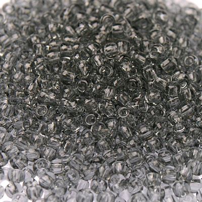 Бисер круглый 11/0 #0009 Прозрачный, серый