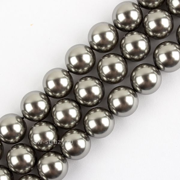 Жемчужины 5810 6 mm Crystal Grey Pearl