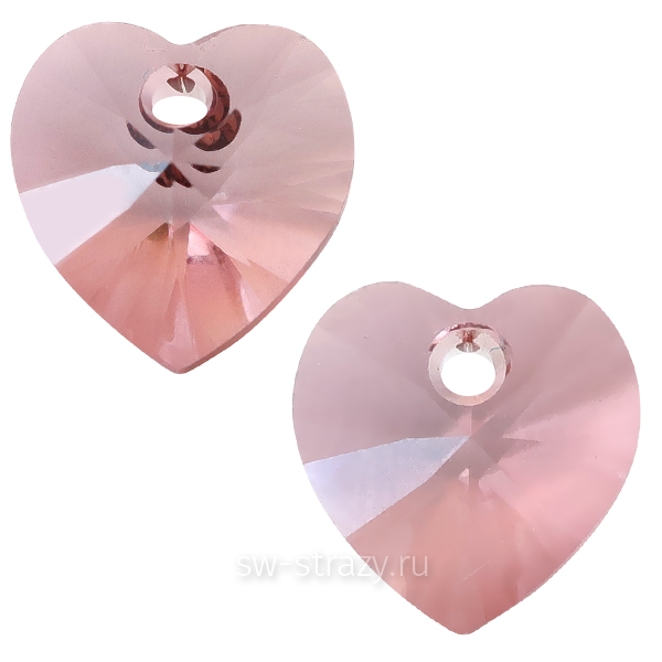 Кулоны 6228 10,3x10 mm Crystal Antique Pink