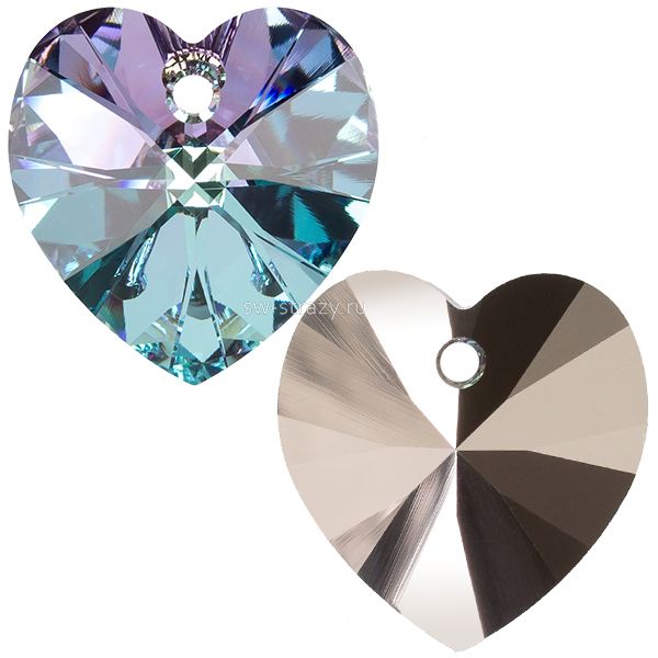 Кулоны 6228 18x17,5 mm Crystal Vitrail Light