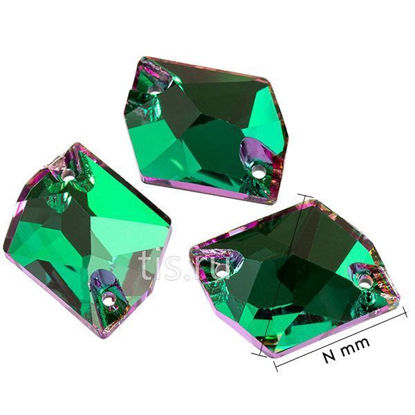 3570 11*14 mm Crystal Heliotrope