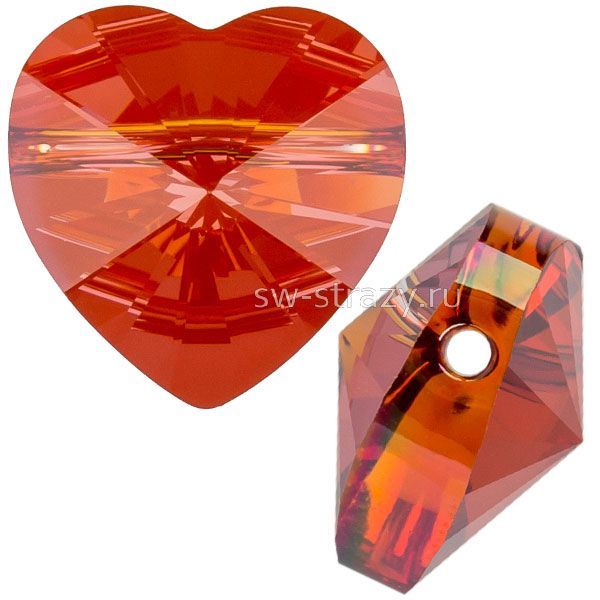 Бусины 5742 10 mm Crystal Red Magma