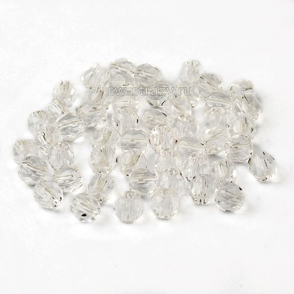 Бусины граненые Firepolished 4 мм Crystal 137
