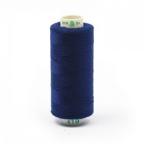 Нитки бытовые Dor Tak 40\2 цв. 410 синий 366м 100% п\э