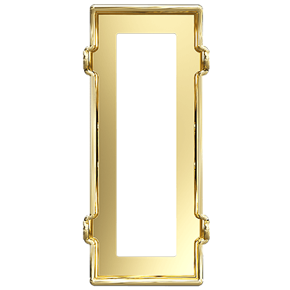 4925/S 23x9 mm 1PH203 Gold Plating