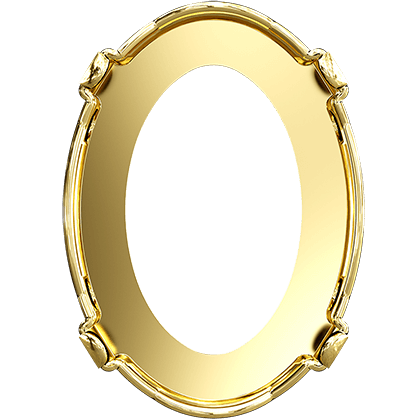 4120/S 14x10 mm 3PH203 Gold Plating