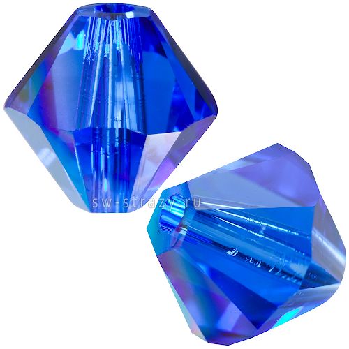 Бусины 5328 6 mm Majestic Blue AB