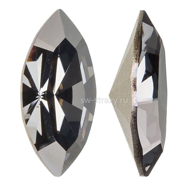 Кристаллы 4228 10x5 mm Crystal Silver Night