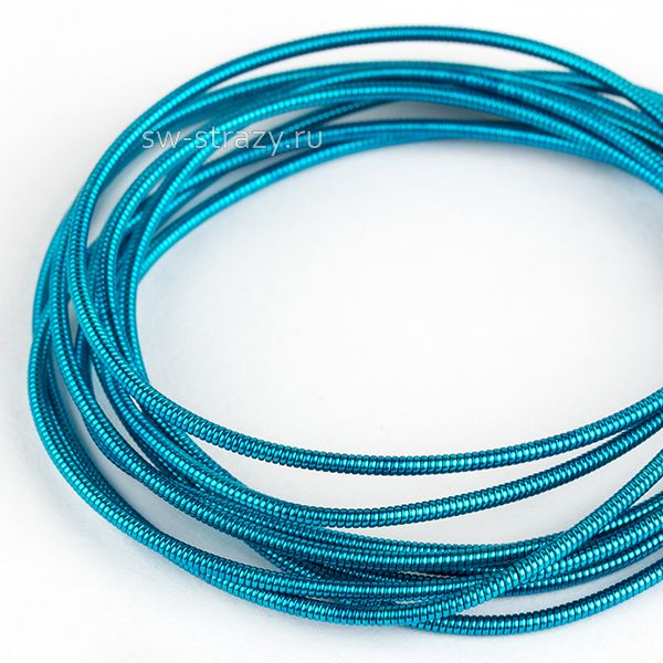 Канитель жесткая Аквамарин 1мм (5гр)