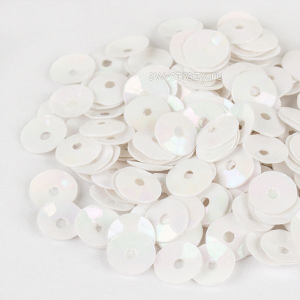 Пайетки 4 mm чаша (0572) Bianco OR 3 гр
