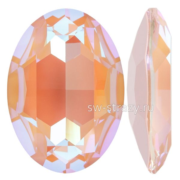 Кристаллы 4127 30x22 mm Crystal Dusty Pink Delite