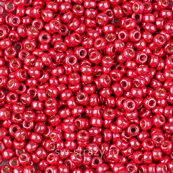 Seedbead Miyuki 11/0 4211 Duracoat Galvanized Lightt Cranberry
