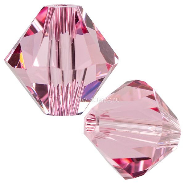 Бусины 5328 8 mm Light Rose