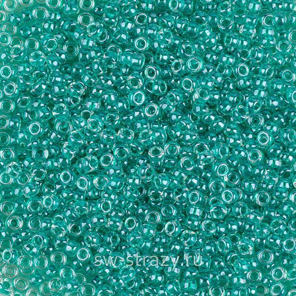 Seedbead Miyuki 15/0 1555 Sprkl Teal Lined Crys