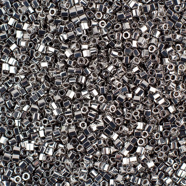 Delica Hexagon 15/0 0038 Palladium