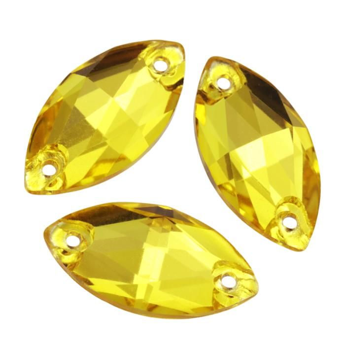 3320 6*12 mm Light Topaz K9