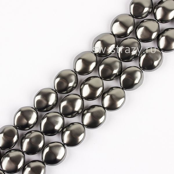 Жемчужины 5842 14 mm Crystal Dark Grey Pearl