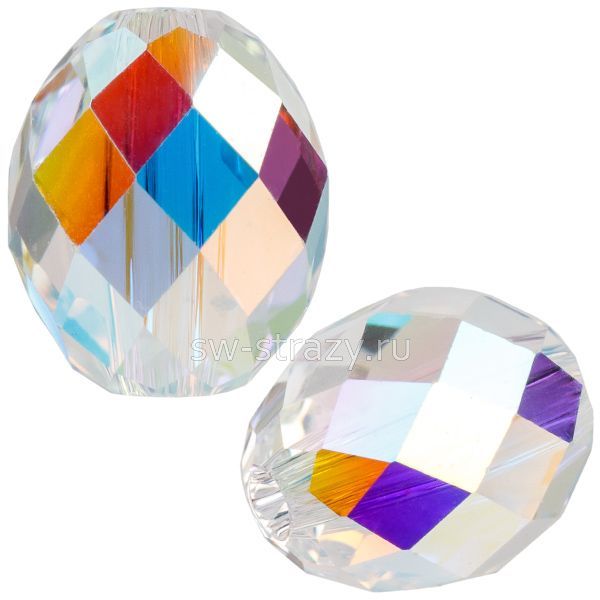 Бусины 5044 5х4 mm Crystal AB