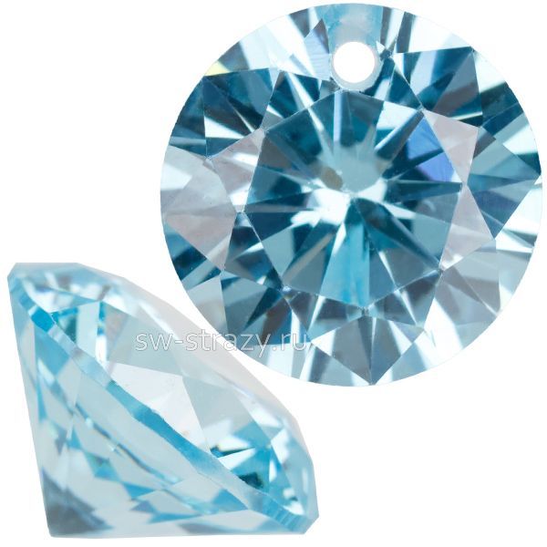 Подвеска циркон 8 мм Aquamarine