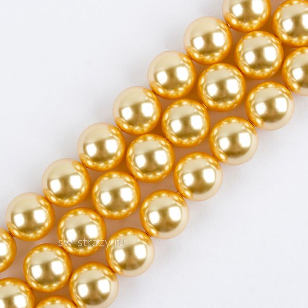 Жемчужины 5810 2 mm Crystal Gold Pearl