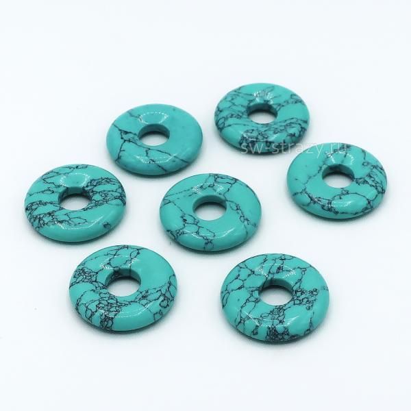 Подвеска-бублик из говлита 18 мм*