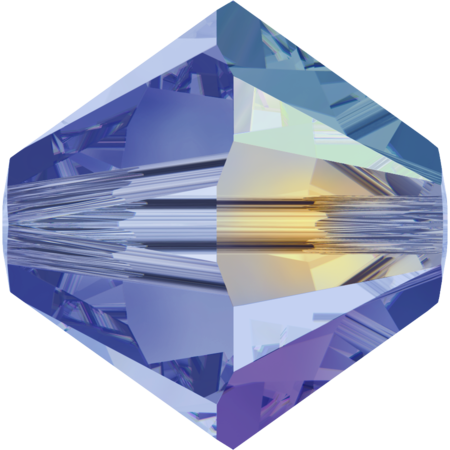Бусины 5328 4 mm Light Sapphire AB
